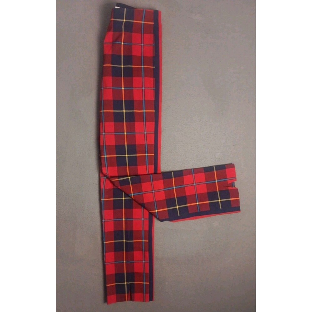 Gretchen Scott Designs Plaid Gripeless Pull On Pants Duke Of York Medium-EUC